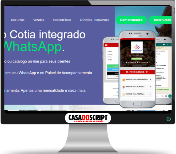 Script de Cardápio Digital Completo - Saas